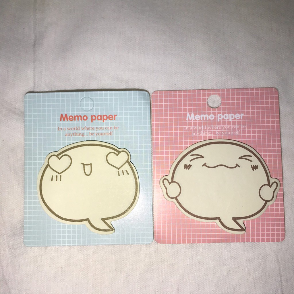 

Memo Pads Emoticon Lucu dan Aesthetic untuk Journaling, READY STOCK
