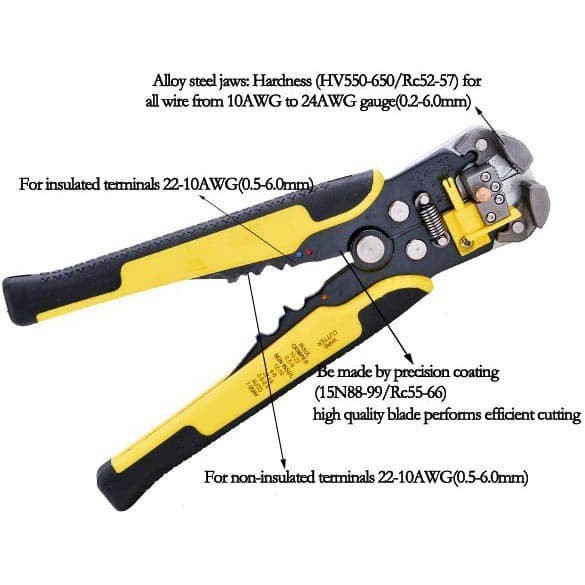 Tang Kupas Tang Potong Kabel Multifungsi Wire Cutter Pliers