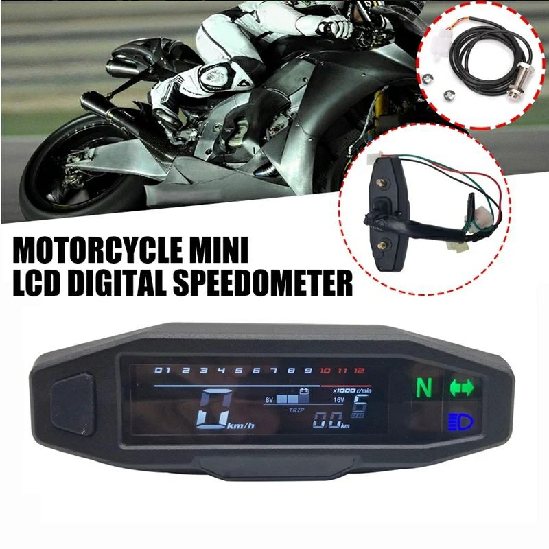 Speedometer Motor Digital Odometer Dengan Sensor