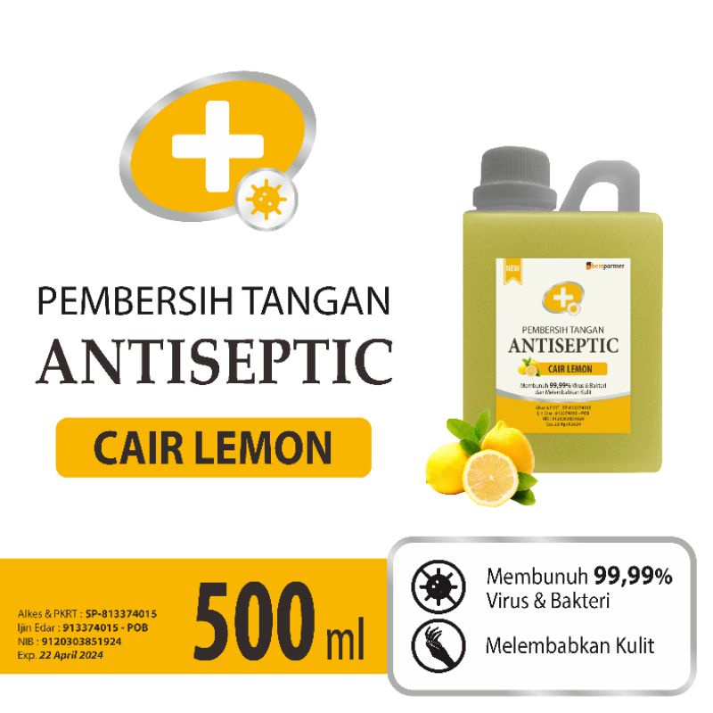 Handsanitizer antiseptic cair jerigen 500 ml aneka aroma