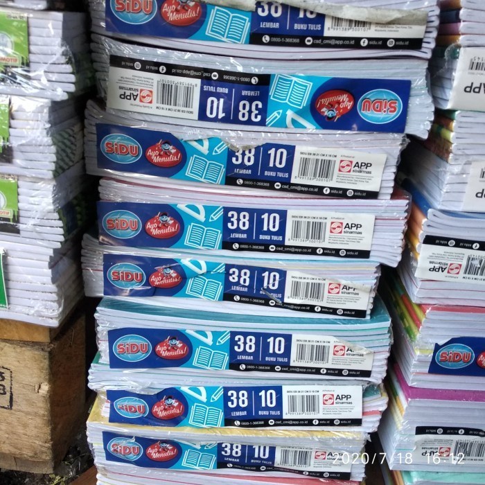 

Nikmati Buku Tulis Sidu 38 Isi 38 Lembar Hemat