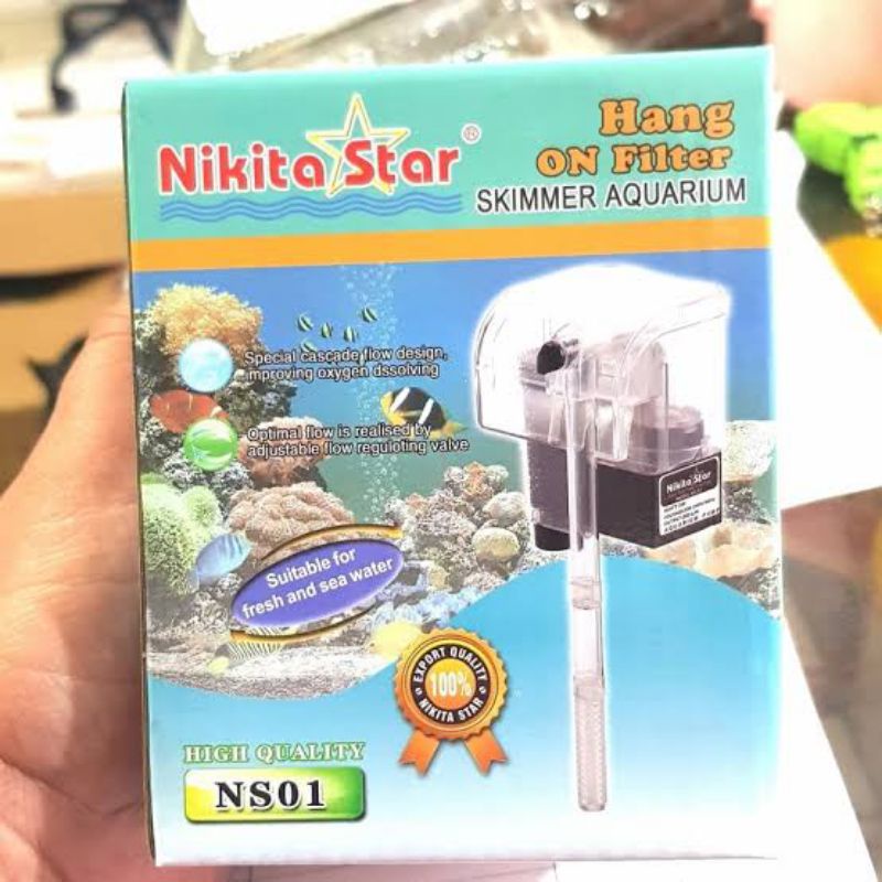 hang on filter Nikita star NS 01 hanging gantung skimmer aquarium