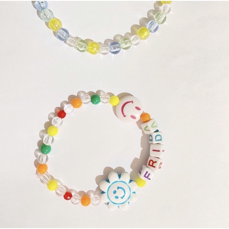 v bts beaded bracelet