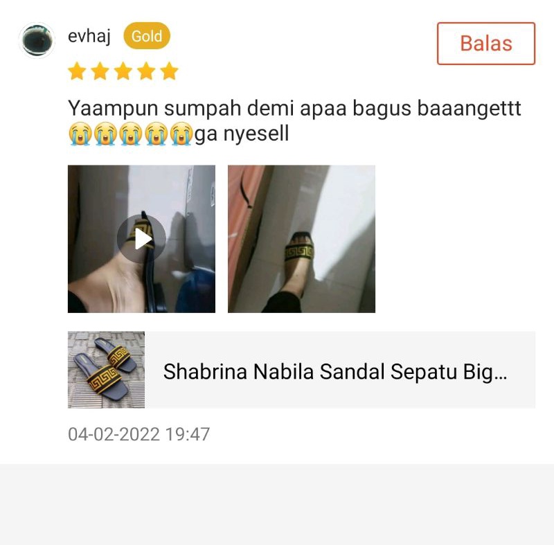 Best Seller Shabrina Nabila Sepatu Big Size Jumbo 41-45