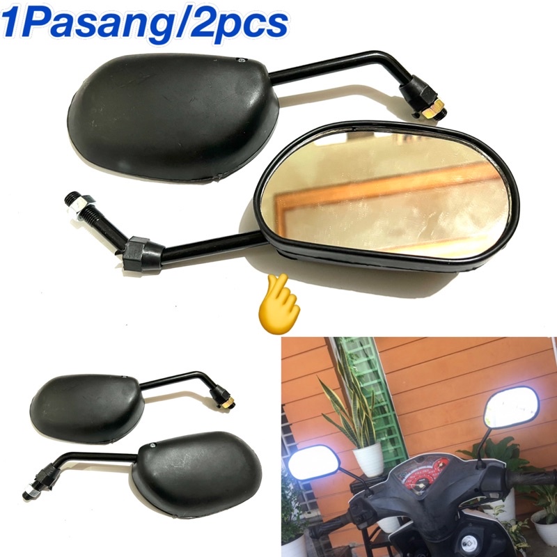 Spion mio standar spion gagang hitam universal semua motor yamaha sepasang kanan kiri