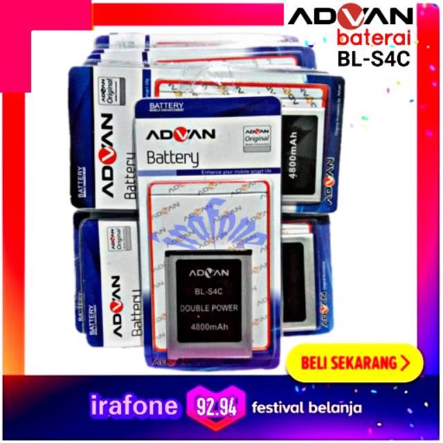 Jual Baterai Advan S4c Batre S4c Battery Advan Bl S4c Batre Double