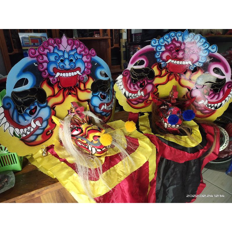 devil naga / devil / barongan devil / caplokan / barongan / baju / kaos / reog / warok / kolor / jaranan / kepang / bantengan / kendang / ganongan / bujang ganong / topeng ganong / senterewe / jatilan / sempyok / kace / gelang tangan / gelang kaki / gong