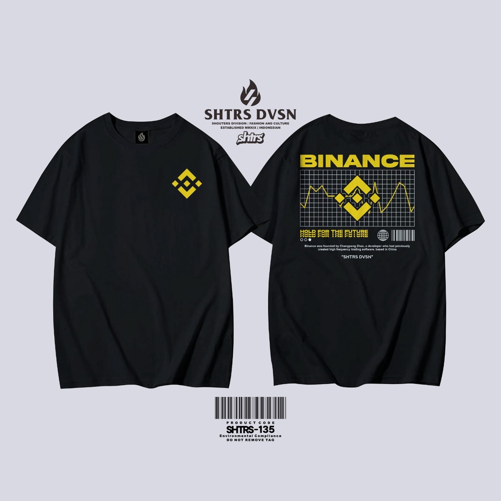 TSHIRT CRYPTOCURRENCY BINANCE KAOS BINANCE CRYPTO COIN BAJU CRYPTOCURRENCY PREMIUM