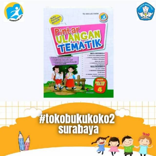 BUKU SOAL PINTAR ULANGAN TEMATIK KELAS 4 SD/MI