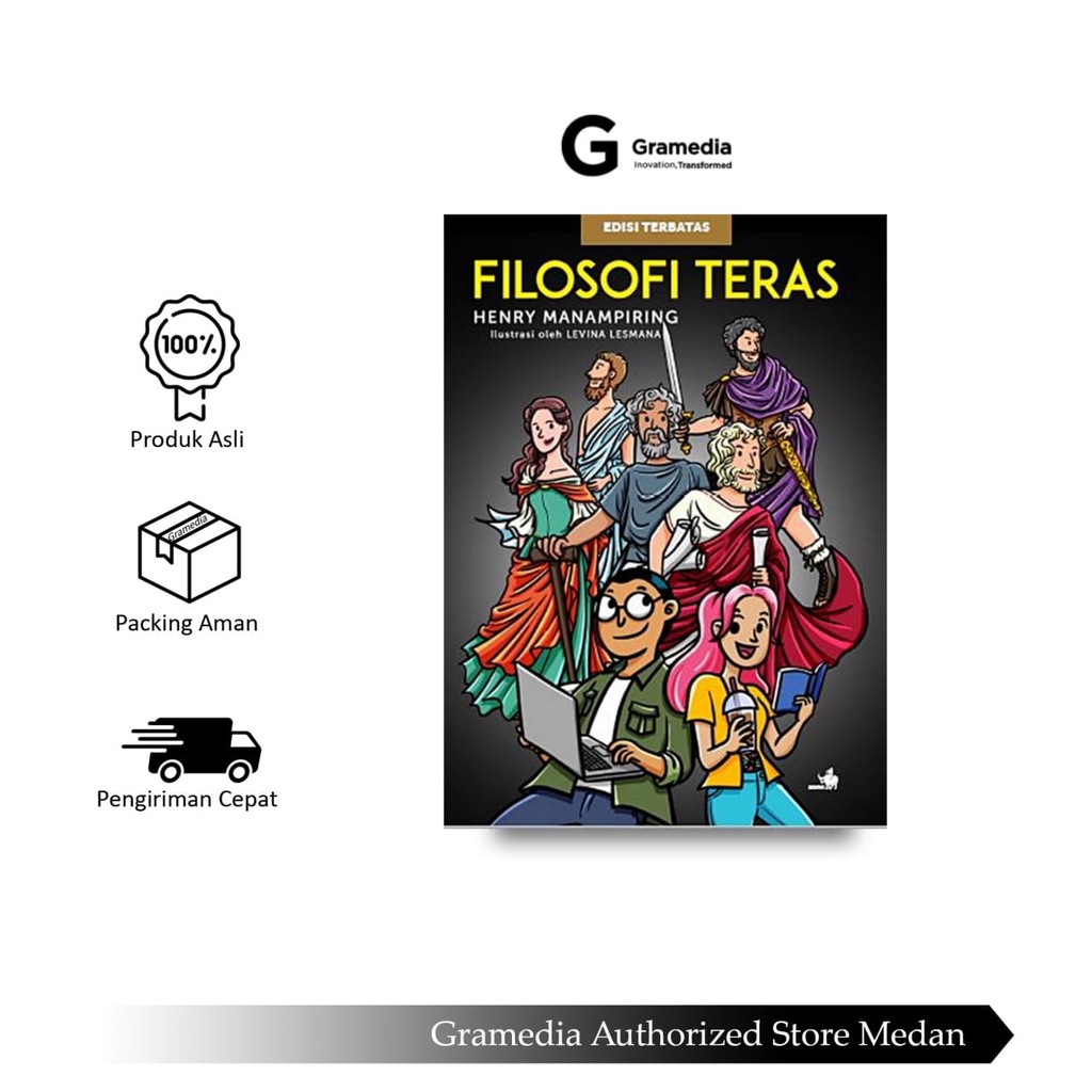 Gramedia Medan - FILOSOFI TERAS EDISI KHUSUS COVER HITAM