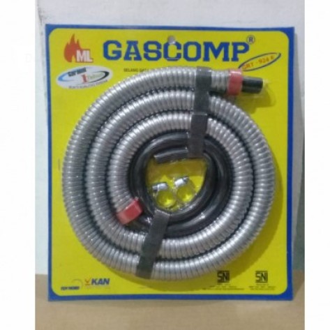 Selang Gas Gascomp GHC 4E FLEXY 1,8 Meter SNI . Baru &amp; Bergaransi