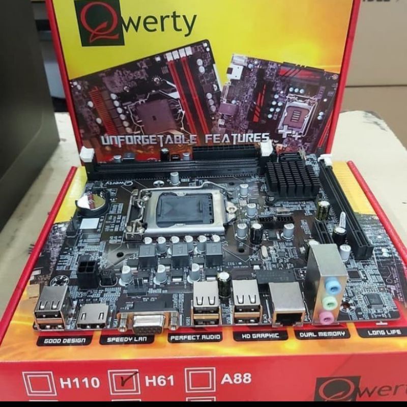 mobo qwerty H110 motherboard qwerty h110