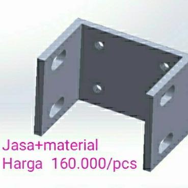 Jasa Milling Bubut - Lower bracket