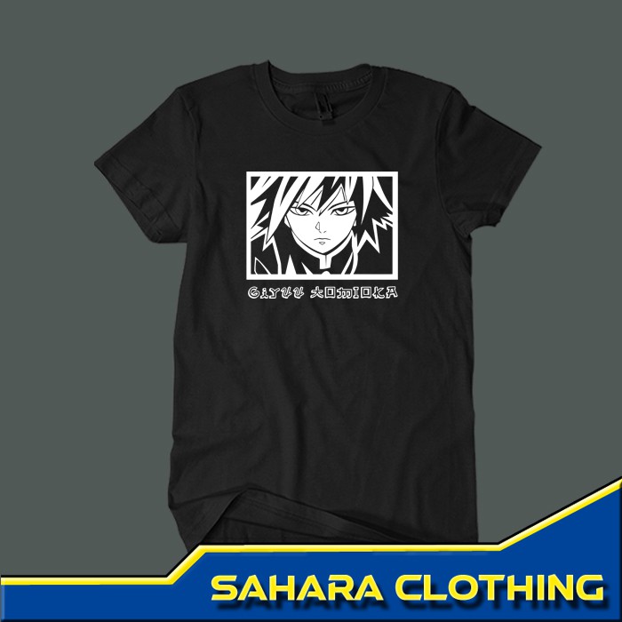 Kaos Anime Kimetsu No Yaiba Demon Slayer Giyuu Tomioka Siluet