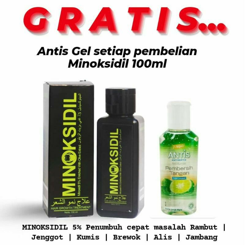 Minoxidil Penumbuh Rambut/Brewok /Jenggot/Kumis