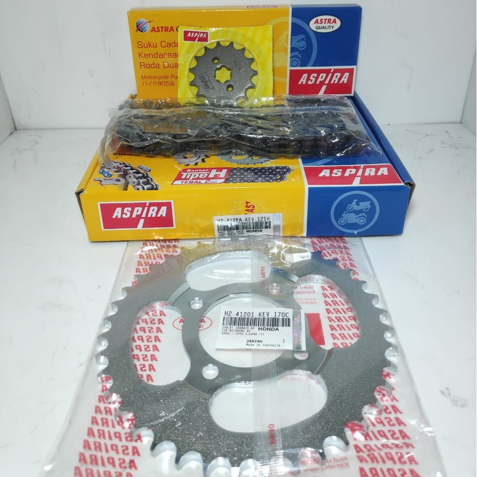 GEAR SET SUPRA X LAMA MERK ASPIRA