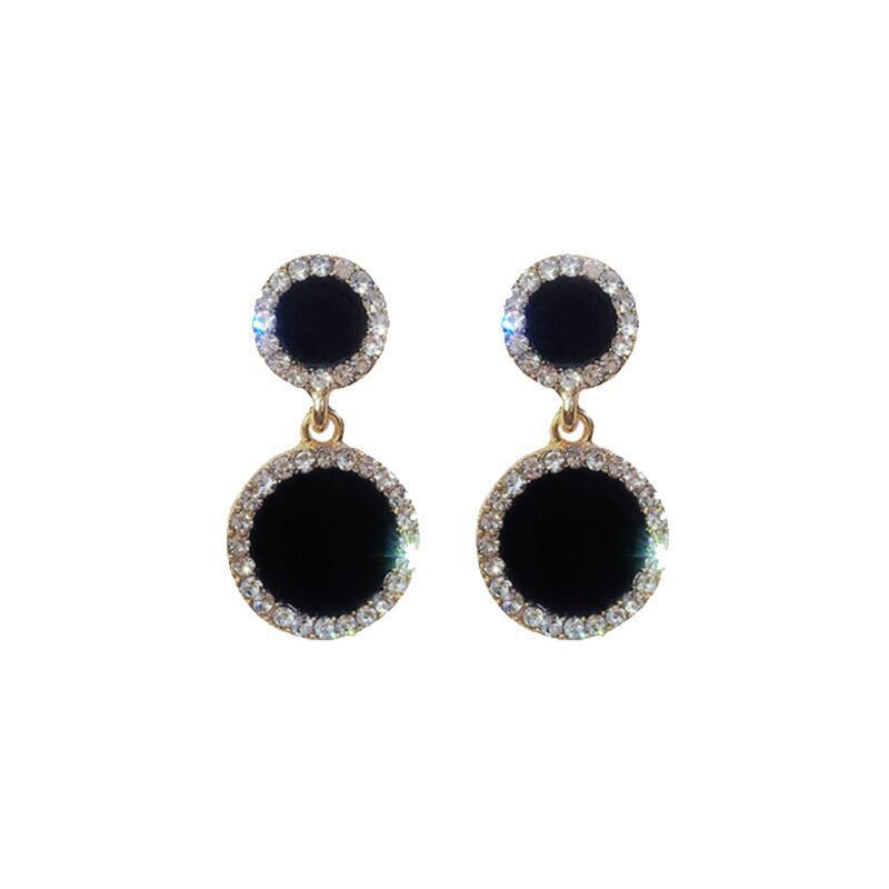 Anting berlian imitasi temperamen fashion Korea earrings