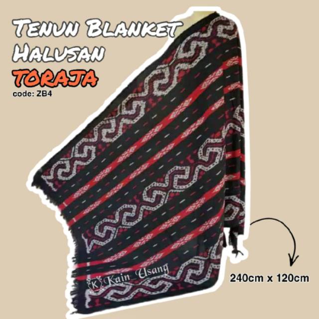 Kain_Usang | Tenun Blanket Halusan Toraja ZB4 | Kain Tenun Etnik | Tenun Ikat | Tenun Troso | Kain U