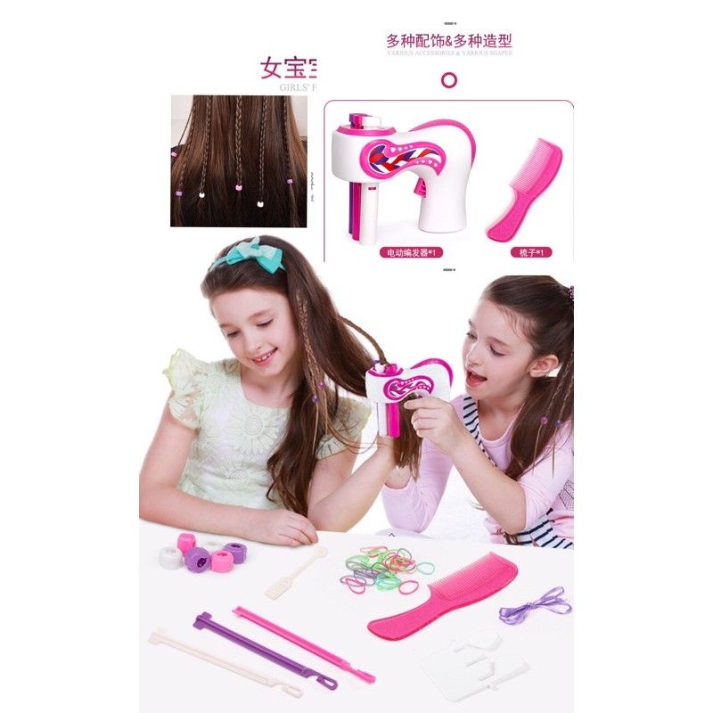 Alat Kepang Rambut Elektrik Otomatis DIY - Kado Anak Perempuan