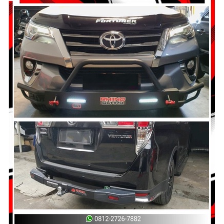 PAKET BUMPER Tanduk Depan Rhino+Towing Rhino UNIVERSAL