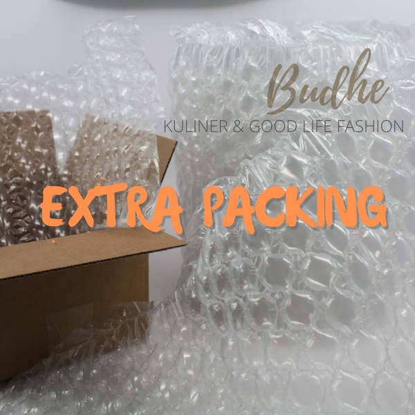 

Packing Extra Budhe ( tambahan dus / buble wrap )