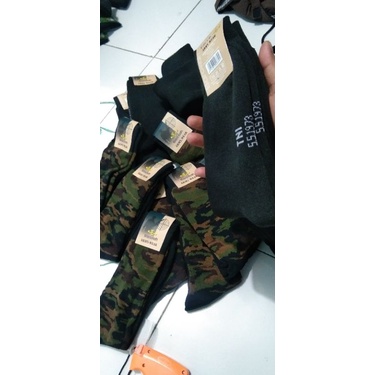 termurah!!! kaos kaki TNI-POLRI SECURITY hitam polos dan kaos kaki loreng Harpist Outdoor army Brimob gambar real pick peking rapih