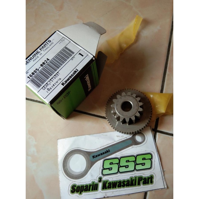 Bergaransi - gear Gigi limiter stater Kawasaki zx 130 part original Kawasaki