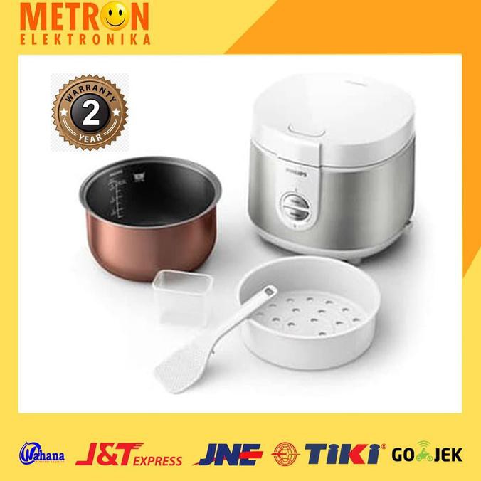 Philips Rice Cooker 1 Liter 3in1 - HD3126 Silver