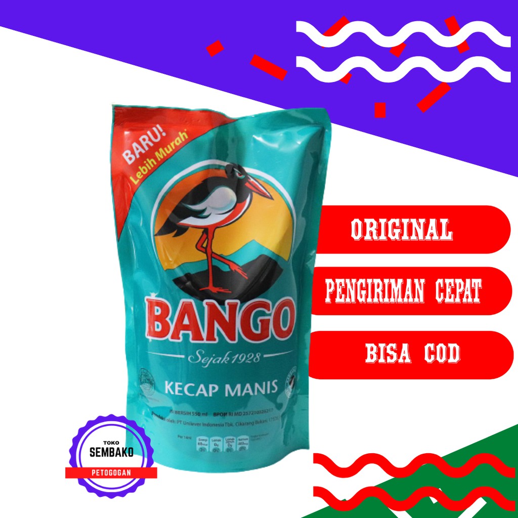 

Kecap Bango Manis Kemasan Refill 550 ml Toko Sembako Petogogan