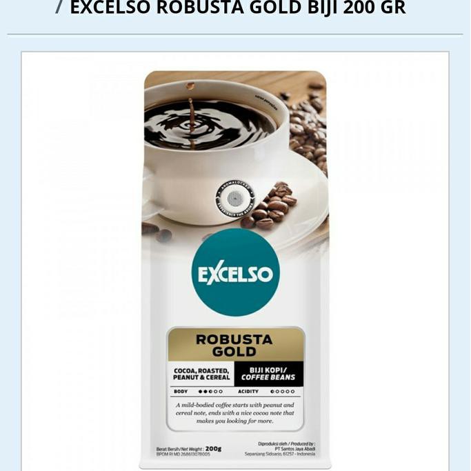 

Excelso robusta gold biji