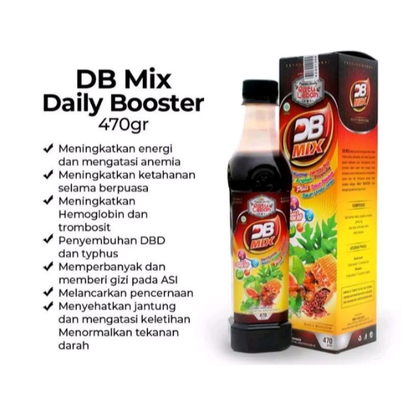 

Madu Angkak Db mix Demam dbd tifus Sari kurma madu angkak 470gr