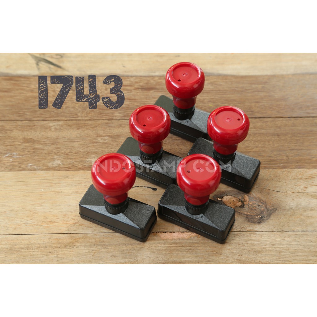 

gagang stempel flash 1743 1Kilo 23 pcs stamp kualitas terbaik indostamp