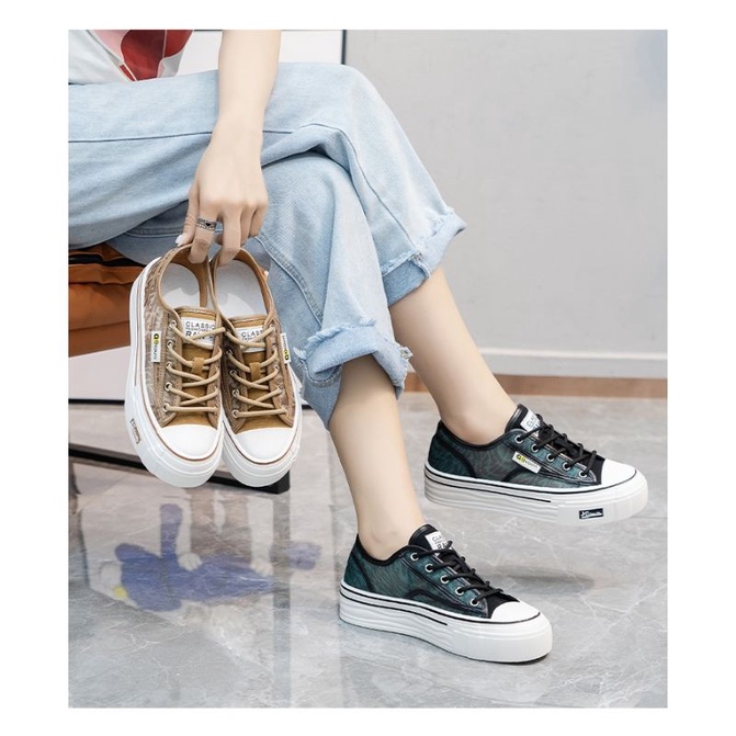 Sneakers Wanita Impor keren trendy FASHION 35-40 sepatu cewek remaja anak perempuan