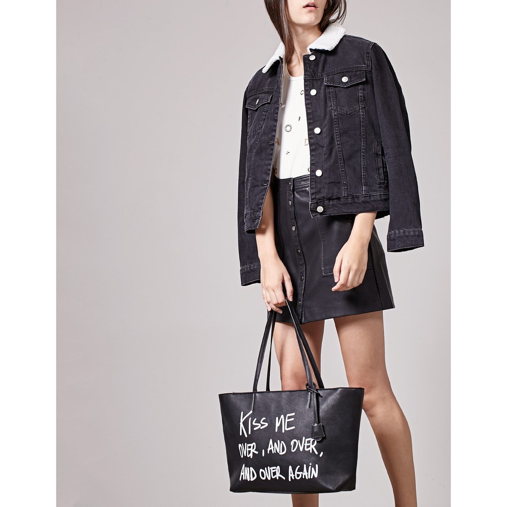 PGBAGS-TAS WANITA STRADIVARIUS KISS TOTE BAG#178459