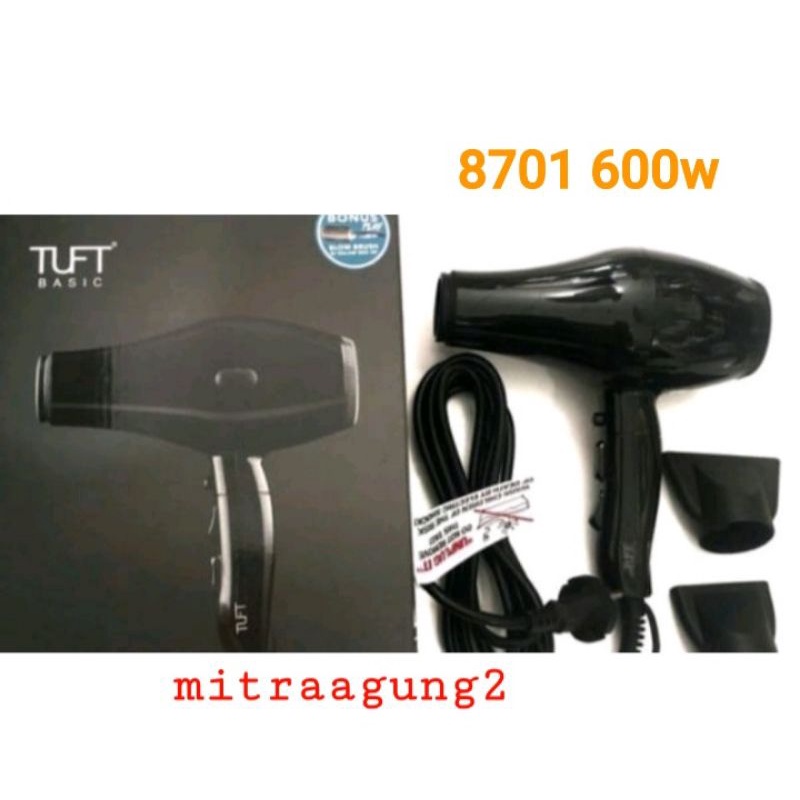 Tuft Hairdryer Basic 8701 600watt