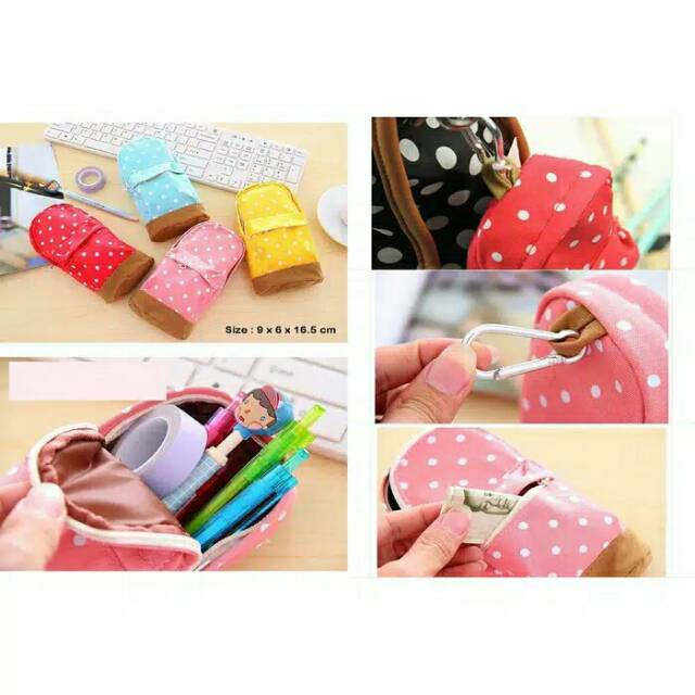 

Korean Mini Bag | Pencil Case | Tempat Pensil | Tempat Pensil Unik