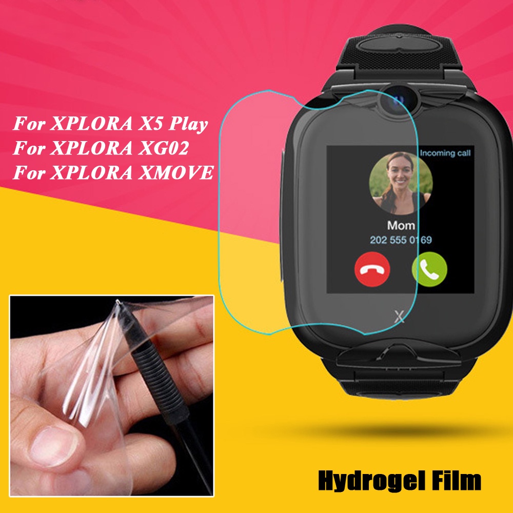 [Harga Grosir]1pc Film Hydrogel Pelindung Layar Anti Gores / Sidik Jari Bahan TPU Untuk Xplora X5 Play / XGO2 / XMOVE