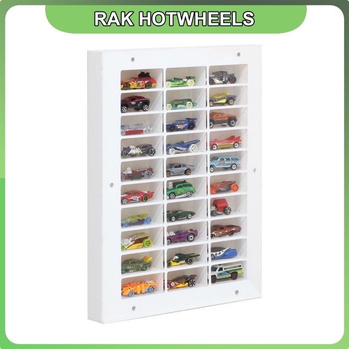 

Promo Rak Hotwheels isi 30 Reborn Edition Bahan Acrylic/Akrilik - Putih