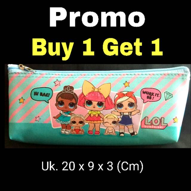 

Tempat Pensil Resleting - Pencil Case LL237 ( PROMO BUY 1 GET 1 )