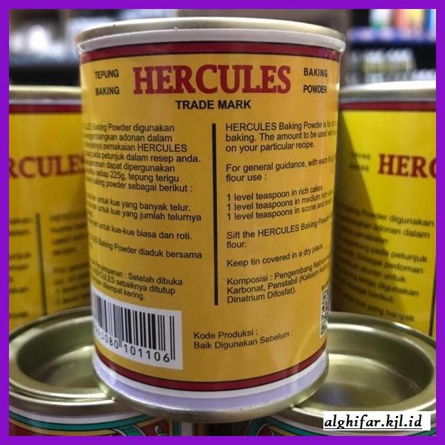 

Redwop-Gnikab- Baking Powder Hercules 110Gram -Hallall.