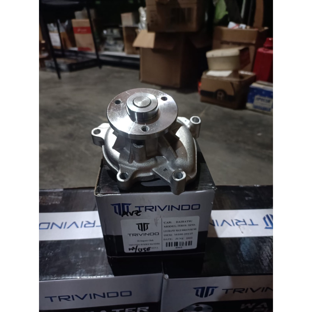 Water Pump Daihatsu Avanza Rush Terios Xenia 1.3 grandmax Sirion 16100-29115 Trivindo