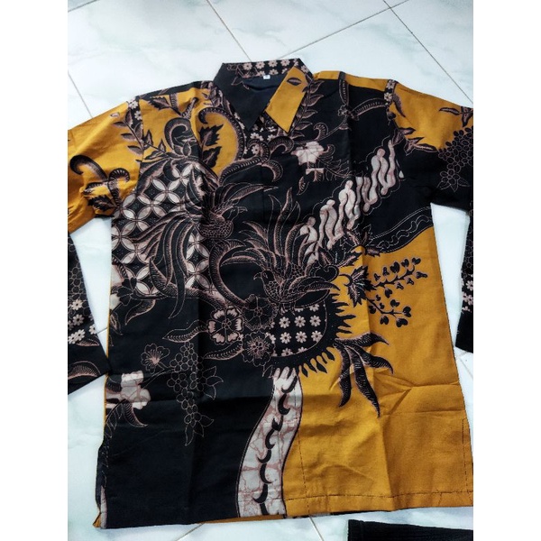 LUDIRO KOENING KEMEJA BATIK PRIA SOLO LENGAN PANJANG LAPIS FURING ATASAN PREMIUM MODERN KLA