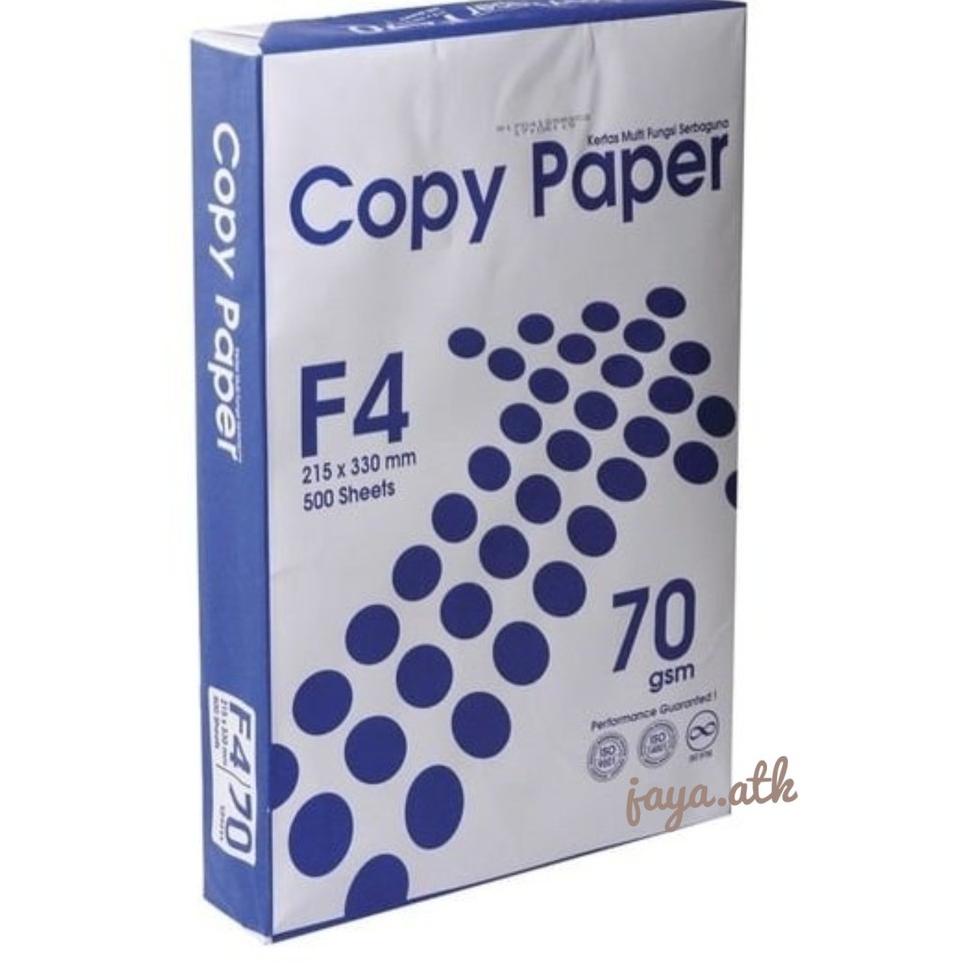 

[PROMO NMN64] Kertas HVS F4 Copy Paper 70gsm - Per 100pcs Baru