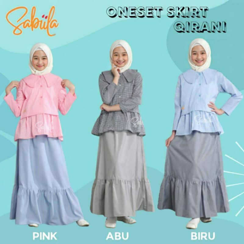 One Set Skirt Qirani By Sabiila
