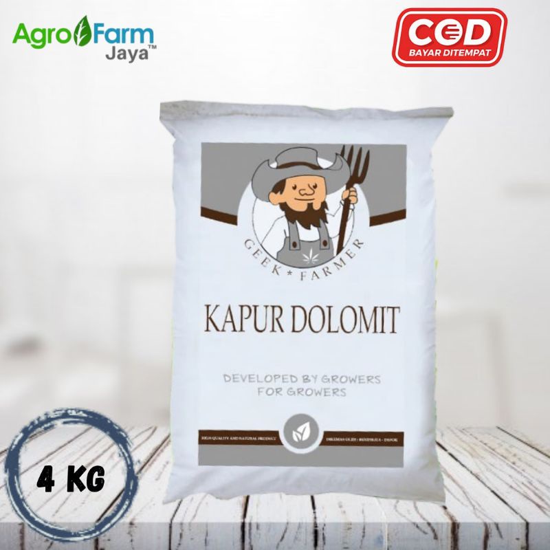 Pupuk Kapur Pertanian Dolomit Premium (Geek Farmer)