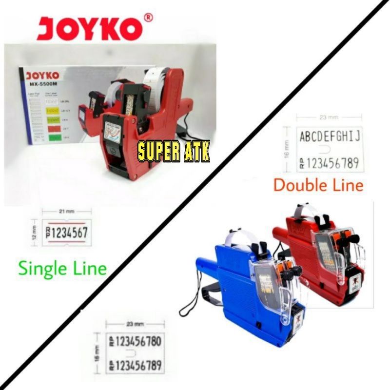 

ALAT LABEL HARGA JOYKO (TERSEDIA SINGLE DAN DOUBLE LINE)