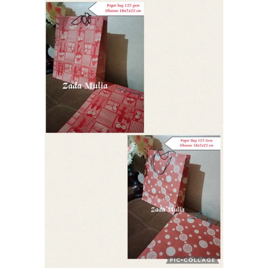 

12 pcs Tas Kertas Batik Ukuran 18x10x21 cm Paper bag, tas souvenir, tas kado