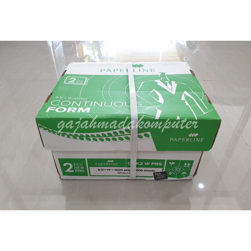 

Continuous form Paperline 9,5 x 11:2 2ply rangkap 2 CF K2 W PRS