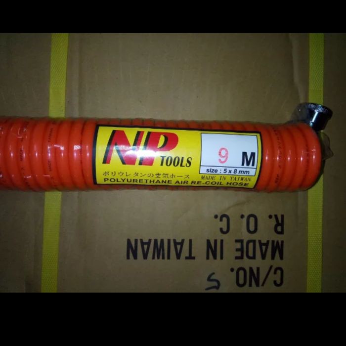 Best Seller Selang Kompresor Rekoil Hose NP 9 Meter NP Tools 5 x 8 Mm