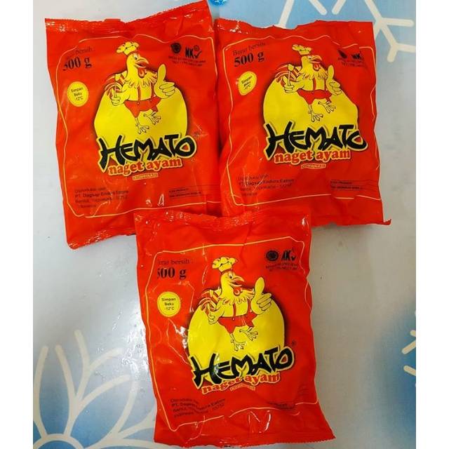 

[FRESH SIAP KIRIM] NAGET AYAM HEMATO 500g/TERMURAH/RENYAH GURIH